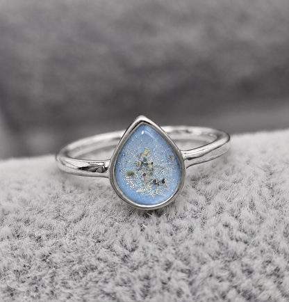 Teardrop Ashes Ring