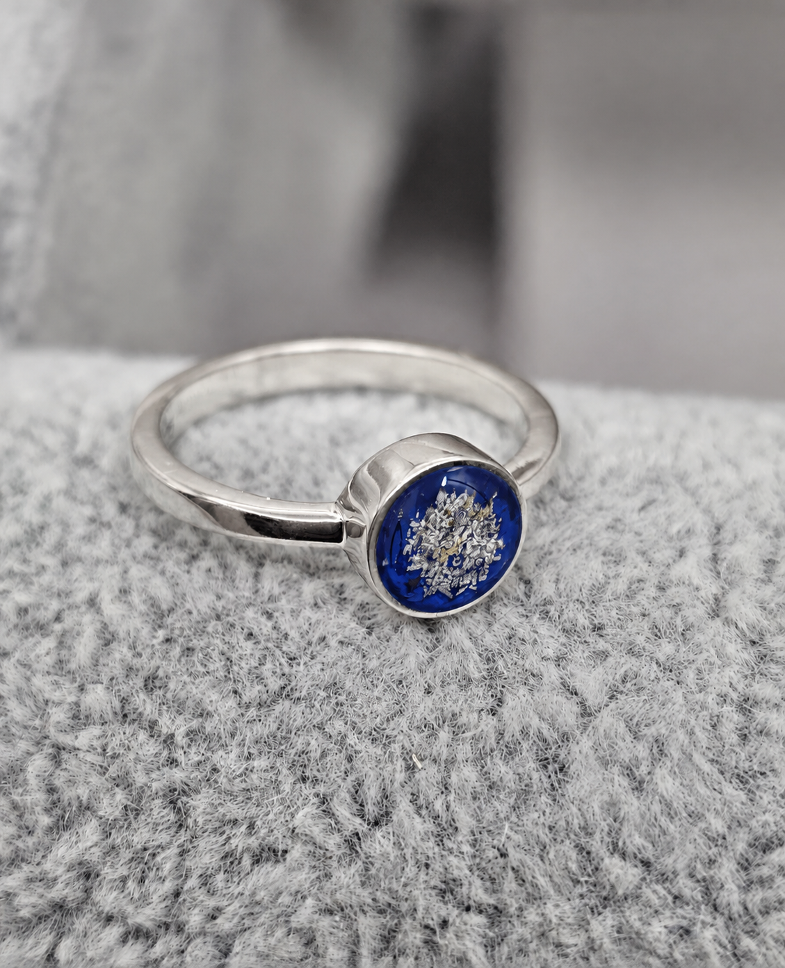 Small Round Ashes Ring