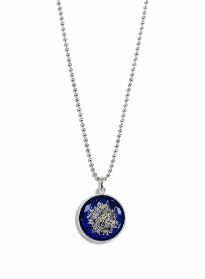 Medium Round Ashes Pendant Necklace
