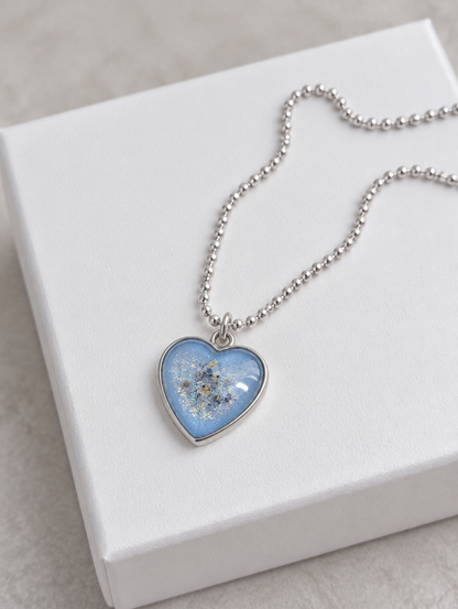 Heart Pendant Ashes Necklace