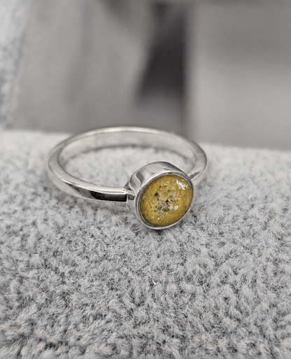 Small Round Ashes Ring