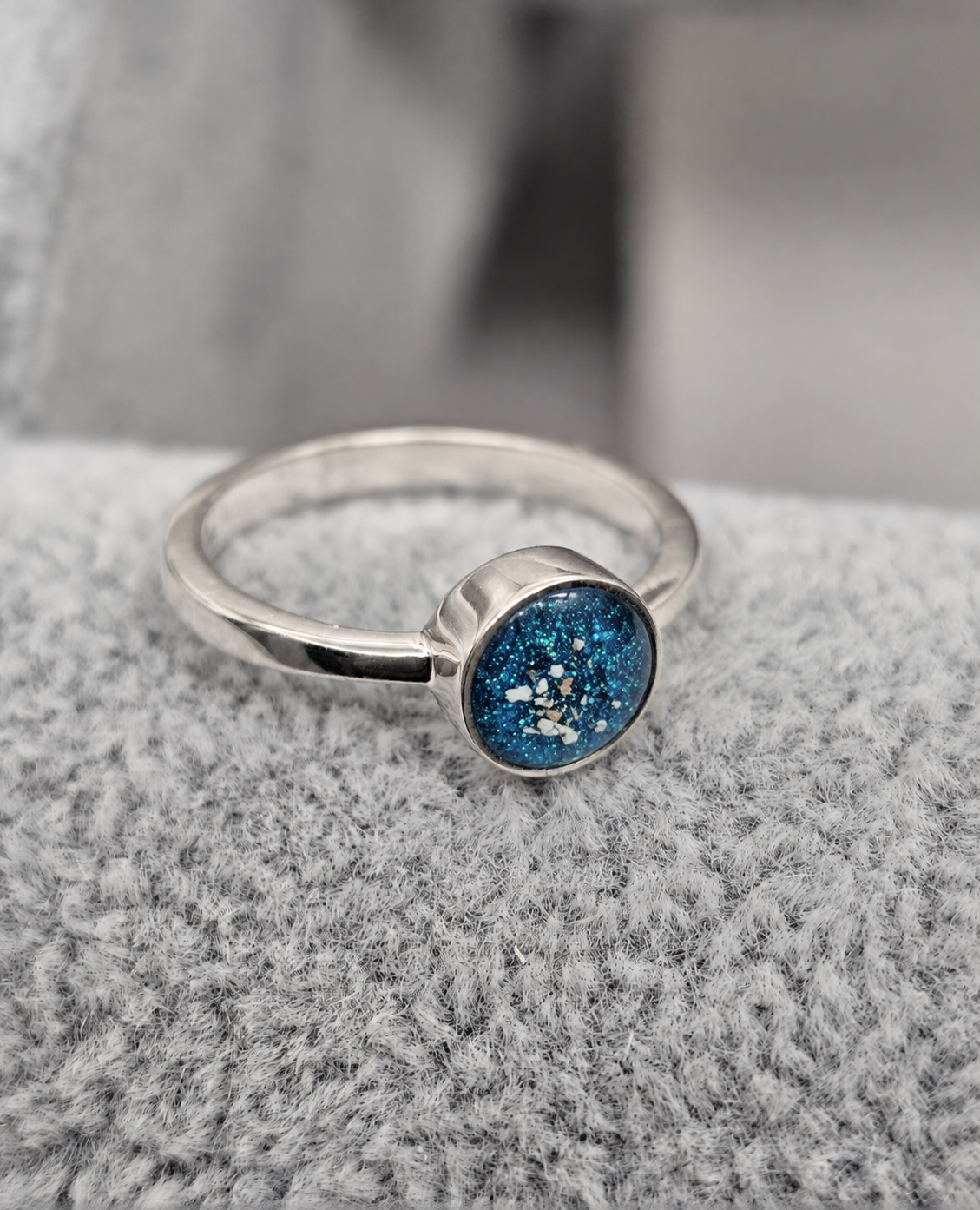 Small Round Ashes Ring