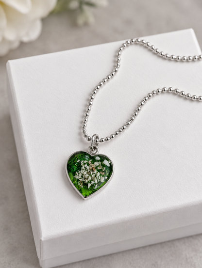 Heart Pendant Ashes Necklace