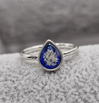 Teardrop Ashes Ring