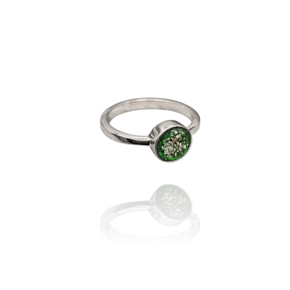 Small Round Ashes Ring