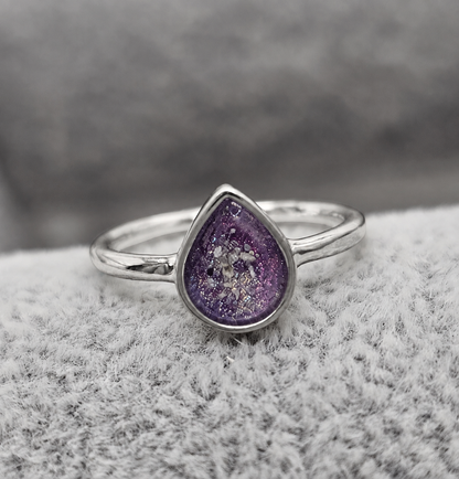 Teardrop Ashes Ring