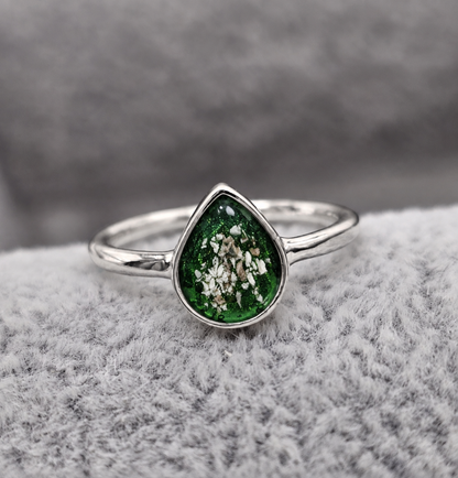 Teardrop Ashes Ring