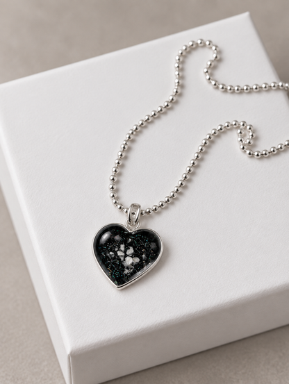 Heart Pendant Ashes Necklace