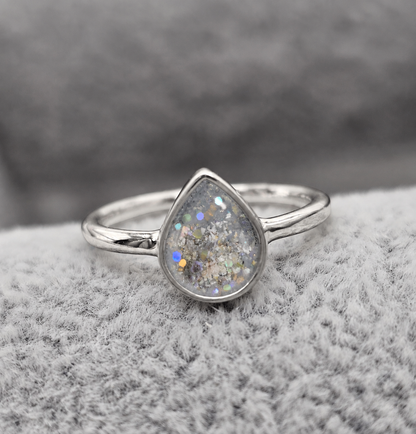 Teardrop Ashes Ring