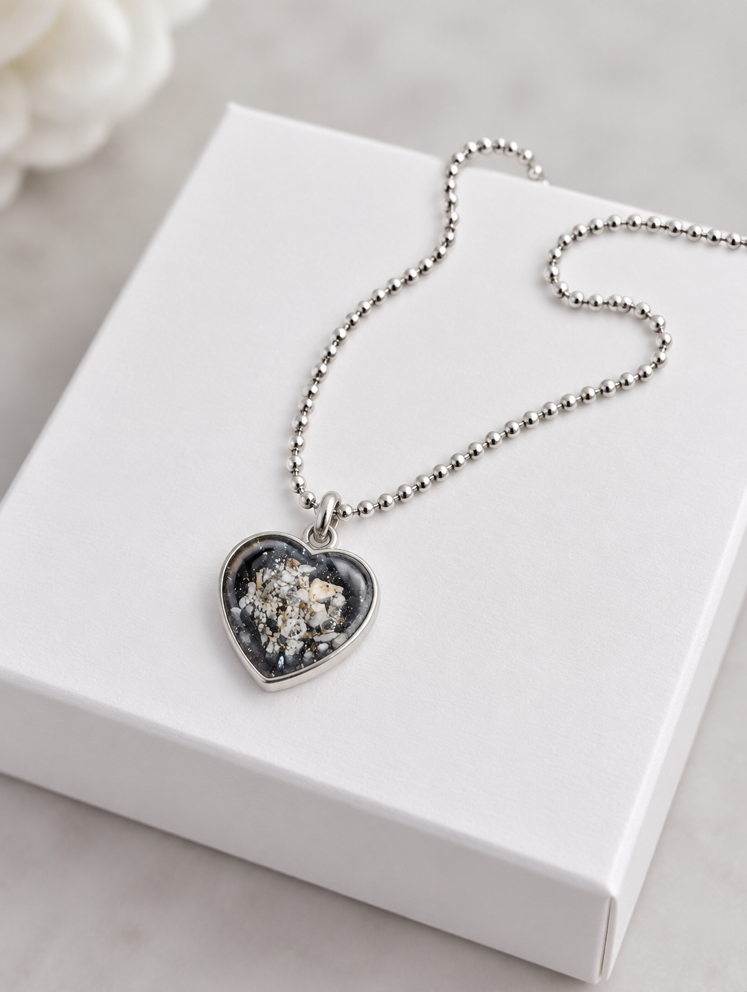 Heart Pendant Ashes Necklace