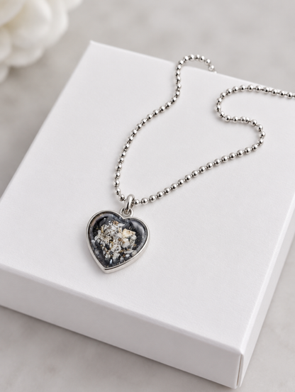 Heart Pendant Ashes Necklace