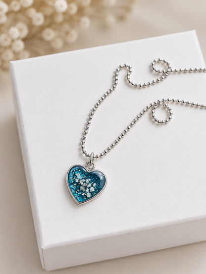 Heart Pendant Ashes Necklace