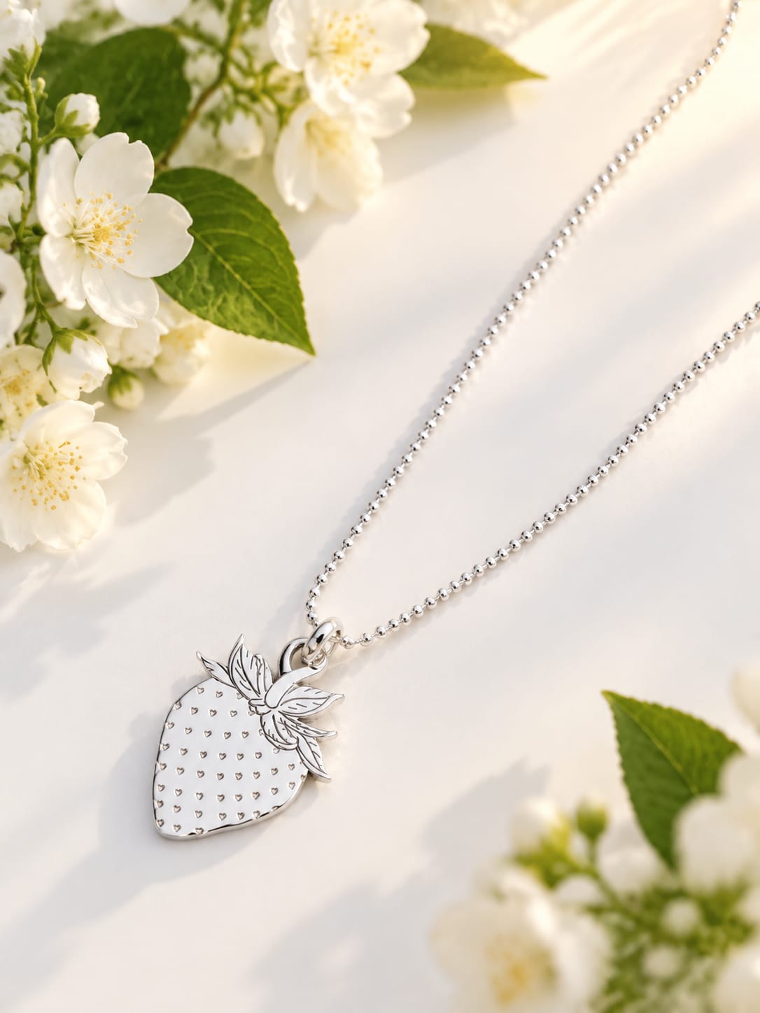 Large Strawberry Necklace
