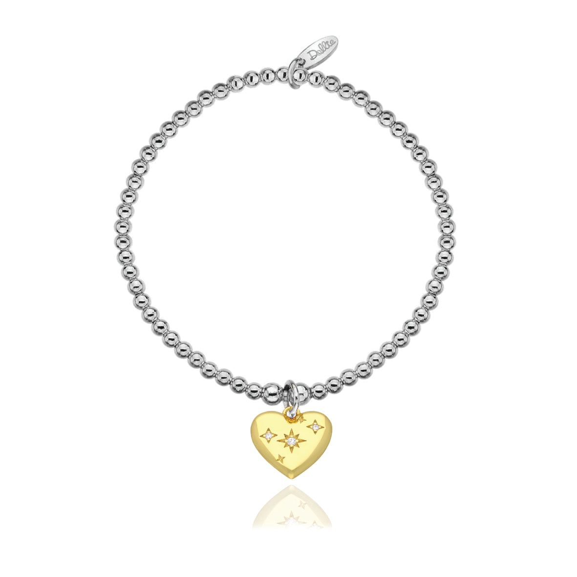 Aurelia Golden Heart Bracelet Dollie Jewellery