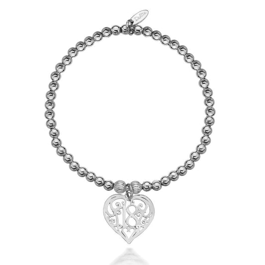 Dollie '18' Heart Bracelet Dollie Jewellery