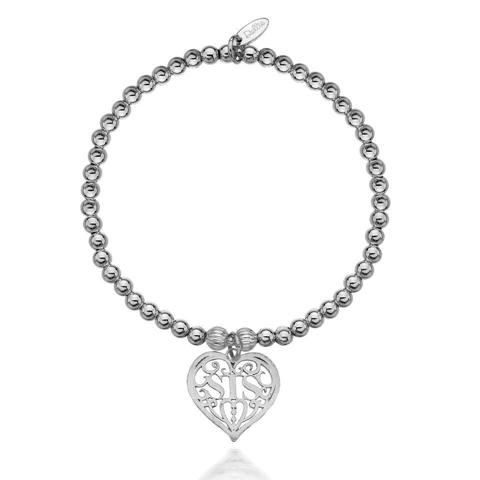 Dollie 'SIS' Heart Bracelet Dollie Jewellery