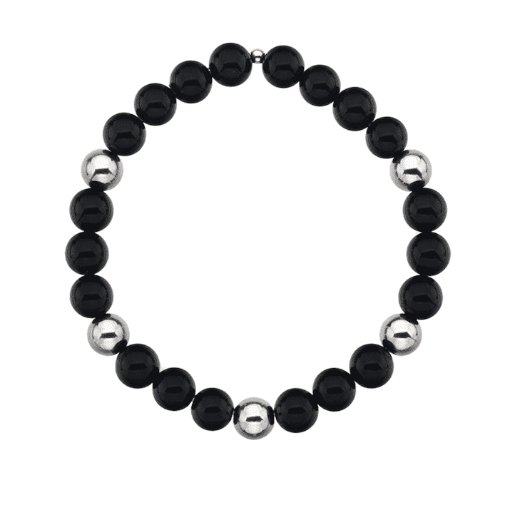 Mens Onyx Bracelet Dollie Jewellery