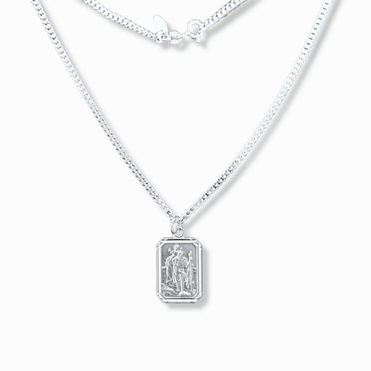 Mens St Christopher Chain Dollie Jewellery