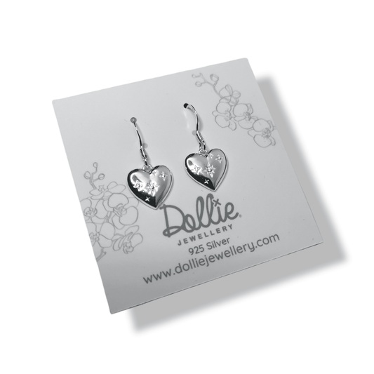 Ophelia Heart Earrings Dollie Jewellery