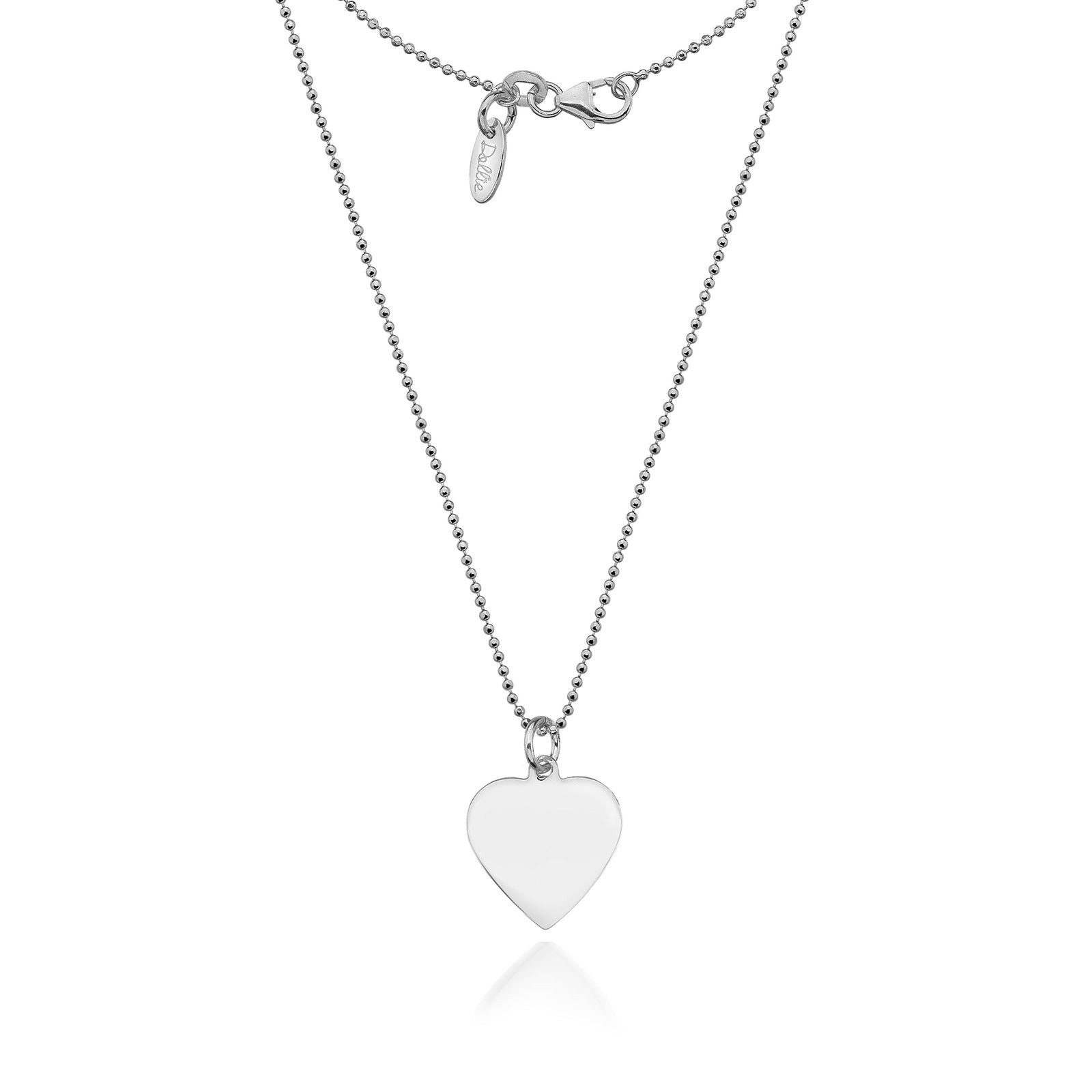 Polished Heart Necklace Dollie Jewellery