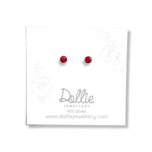 Ruby Sunset Studs Dollie Jewellery