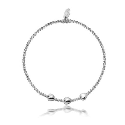 Triple Dinky Heart Bracelet Dollie Jewellery